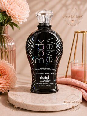 ☀️ Black Velvet ☀️ Devoted Creations - Anti Orange Black Tanning Lotion 12.25oz